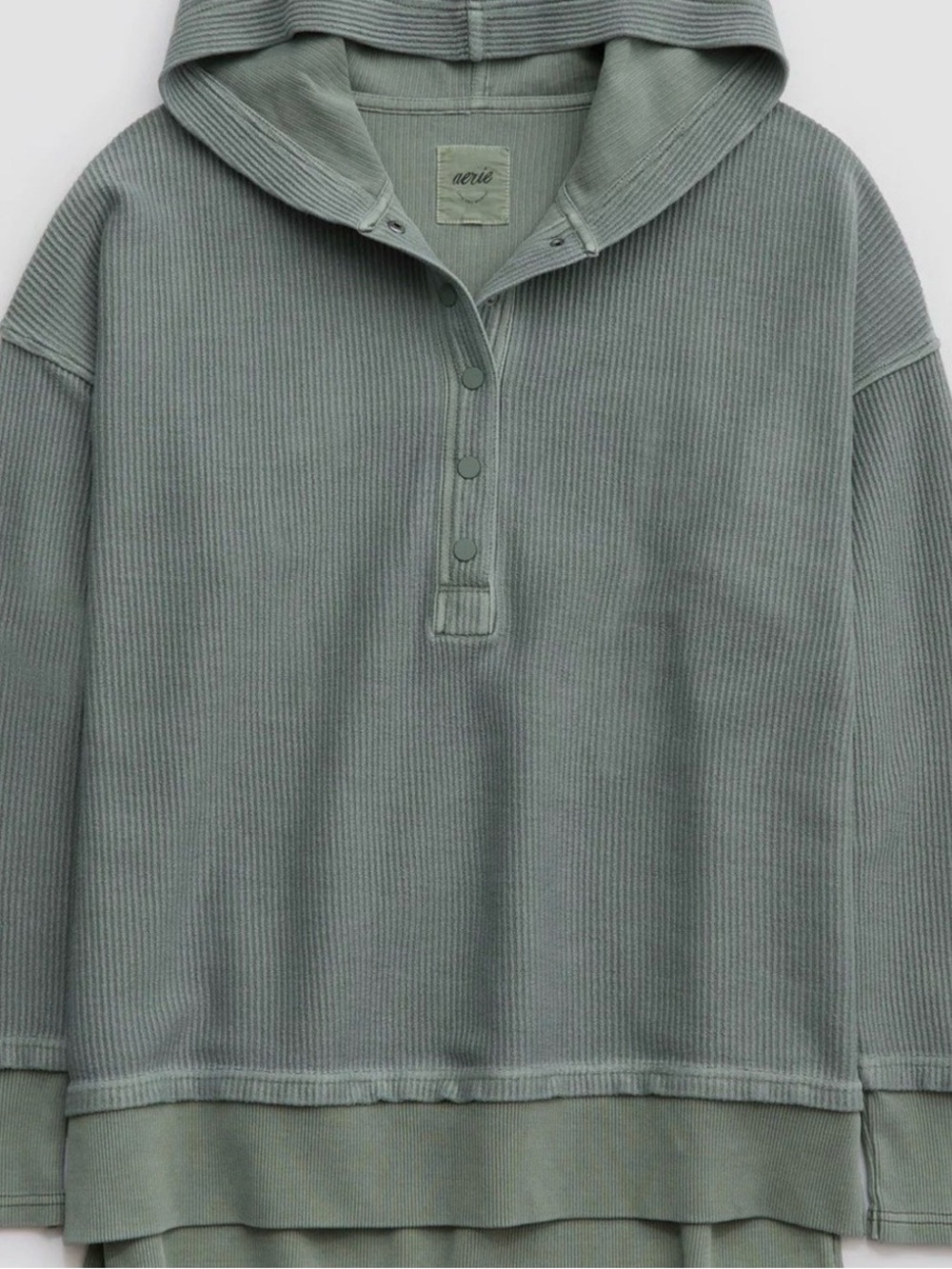 Aerie - Textured Henley Hoodie - NWT